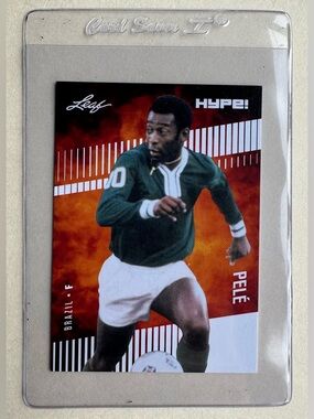 Pele 2020 Leaf HYPE! #45 Brazil World Cup Trading Card NM